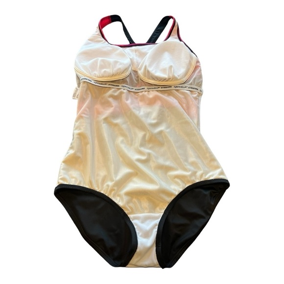 Speedo Women's Diamond Ombre Ultraback One Piece Hydro Bra  Size 14 - Picture 8 of 14